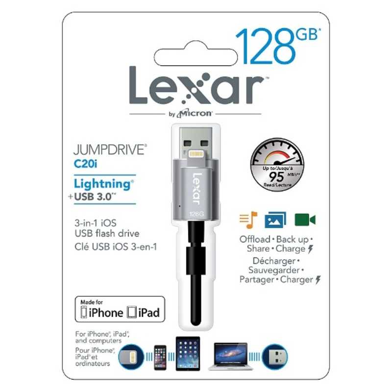 LEXAR LEXAR USBメモリ LJDC20I-128BBJP LJDC20I-128BBJP
