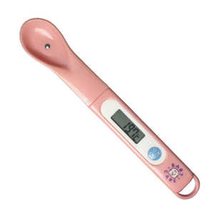 ベビーケア スプーン温度計 乳幼児用 ピンク 17×2.5×1.3cm BABSPONPK