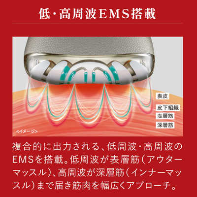 ヤーマン リフトケア特化型美顔器 リフトロジー ゴールド［EMS