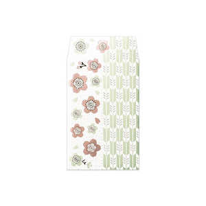 フタバ 箔ぽち袋 (ROKKAKU) やまとなでしこシリーズ「桜」2枚入 PB00702