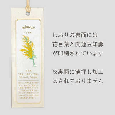 フタバ 箔押し栞(しおり) (ROKKAKU) Hakuoshi Botanicalシリーズ