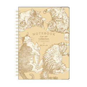 �t�^�o ������B6�����O�m�[�g (ROKKAKU) Cat Art Collection�V���[�Y�ucircle�v1���� R0062503