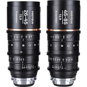 LAOWA Proteus Zoom 2X Anamorphic 2-Lens Bundle (26-45mm 45-85mm) AMB(受注生産品) PROTEUSZOOM2LENSAM