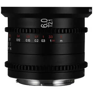 LAOWA カメラレンズ  6mm T2.1 ZERO-D CINE (マイクロフォーサーズ用)