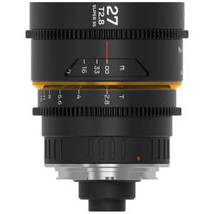 LAOWA カメラレンズ (受注生産品) ［キヤノンEF］ LAOWA Nanomorph 27mm T2.8 1.5x Cine Amber