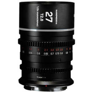 LAOWA Nanomorph 27mm T2.8 1.5x Cine (Flare color：SV) MFT(受注生産品) ［マイクロフォーサーズ］ NANO27MMT2.8AMBMFT