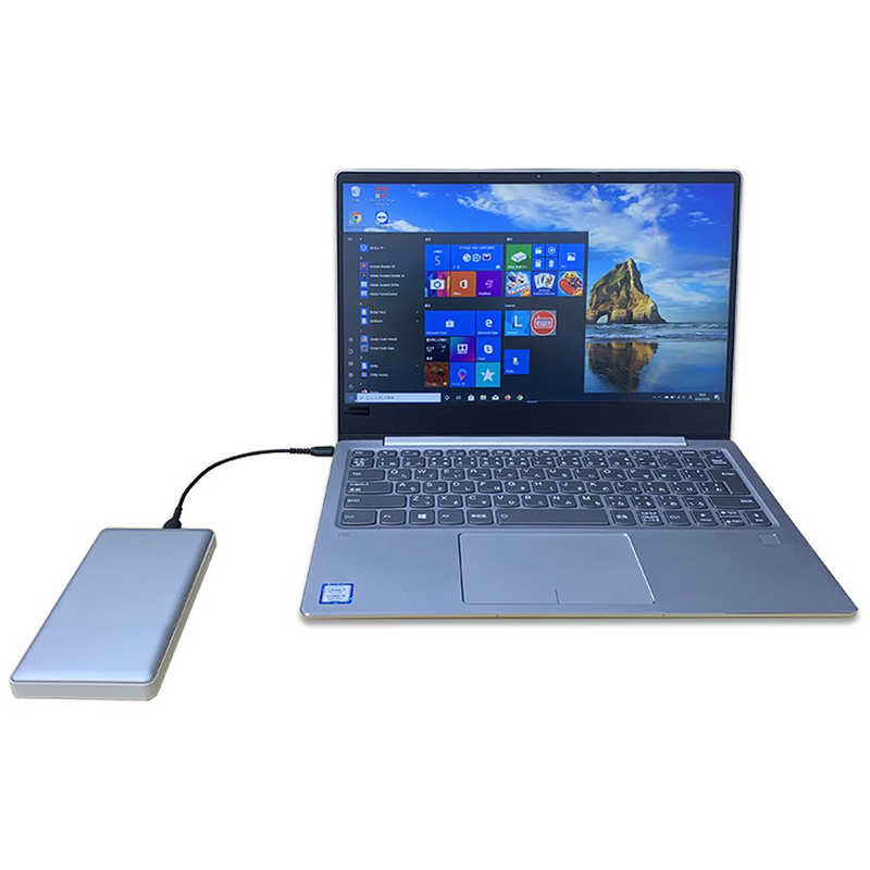 TAG label by amadana TAG label by amadana スマートフォン対応 [USB給電] モバイルバッテリー シルバー [10000mAh /USB PD対応･QC対応 /3ポート /充電タイプ] AT-MBA100PD-SV AT-MBA100PD-SV