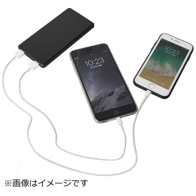 TAG label by amadana TAG label by amadana スマートフォン対応 [USB給電] モバイルバッテリー ブラック [10000mAh /USB PD対応･QC対応 /3ポート /充電タイプ] AT-MBA100PD-BK AT-MBA100PD-BK