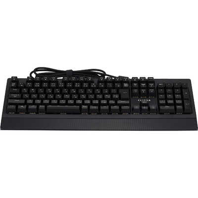 CLIENA ゲーミングキーボード 有線 LED搭載(10設定) 日本語配列108 青