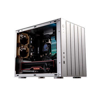 コンピューケースジャパン PCケース［Micro ATX /Mini-ITX］シルバー