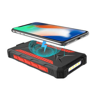 コンピューケースジャパン ソーラーパネル付きモバイルバッテリー 