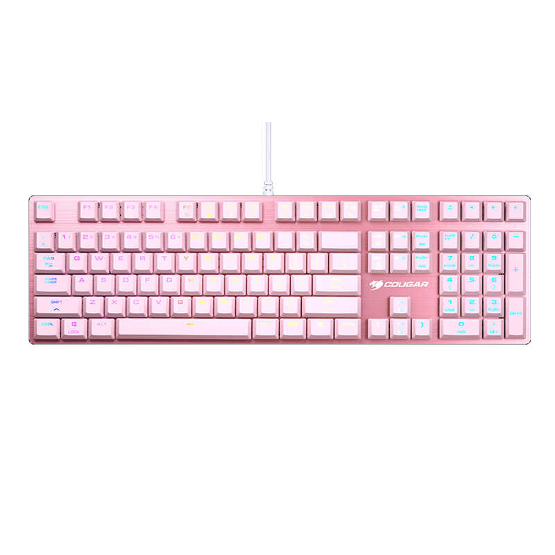 Cougar ゲーミングキーボード ピンク Cgr Vantar Pink の通販 カテゴリ パソコン 周辺機器 プリンター Cougar 家電通販のコジマネット 全品代引き手数料無料