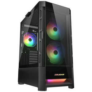 COUGAR PCケース［ATX /Micro ATX /Extended ATX /Mini-ITX /CEB］Duoface RGB ブラック CGR-5ZD1B-RGB