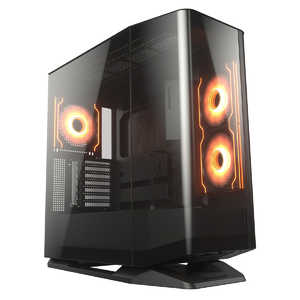 COUGAR (FV270 RGB Black) 裏配線コネクタ マザーボード対応 ARGBファン搭載ミドルタワーケース(ブラックカラー) FV270 RGB ブラック CGR58M6BRGB COUGAR (FV270 RGB Black) 裏配線コネクタ マザーボード対応 ARGBファン搭載ミドルタワーケース(ブラックカラー) FV270 RGB ブラック CGR58M6BRGB