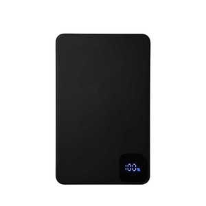コンピューケースジャパン 超薄型アルミ製マグセーフ残量％付き(PD20W)10000mAh agreen ブラック JMB-R100AL-BK