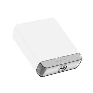 コンピューケースジャパン 超小型モバイルバッテリー 5000mAh PD20W高速充電 全額返金トリプル保証 agreen パステルカラーホワイト JMB-Mini5-WH