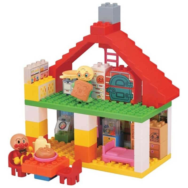 バンダイ Bandai ブロックラボ ハウスシリｰズ おおきなパン工場とすてきなおうちブロックバケツ Nans