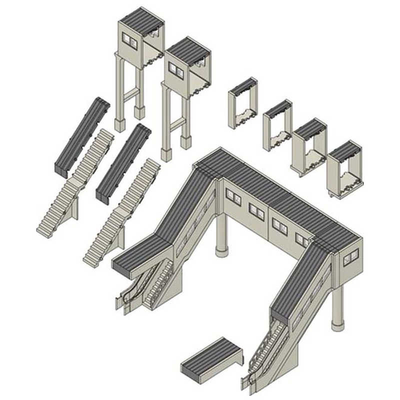 TOMIX TOMIX 【Nゲージ】4074 マルチ跨線橋セット  