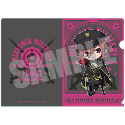 ことま キャビネット ブルーロック A5クリアファイル 千切 豹馬 MILITARY ver