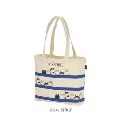 セラミック藍 横長トートバッグ 23141.背伸び TOTE23140 の通販