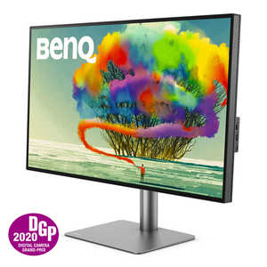 BENQ PCモニター デザイナー向け グレー [31.5型 /4K(3840×2160） /ワイド] PD3220U