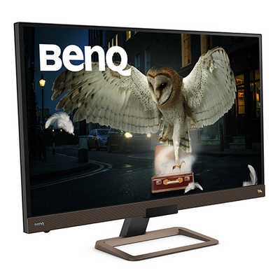 BENQ ゲーミングモニター メタリックグレー × ブラウン [32型 /4K(3840  