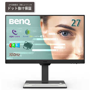 BENQ 27型モニター アイケアGWシリーズ ［27型 /フルHD(1920×1080) /ワイド］ ブラック GW2490T-JP