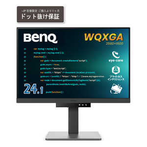 BENQ USB-C接続 PCモニター プログラミング ［24.1型 /WQXGA(2560×1600) /ワイド］ ダークグレー RD240Q-JP