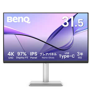 BENQ USB-C�ڑ� PC���j�^�[ �m31.5�^ / 4K(3840×2160) / ���C�h / 60Hz�n MA320UP