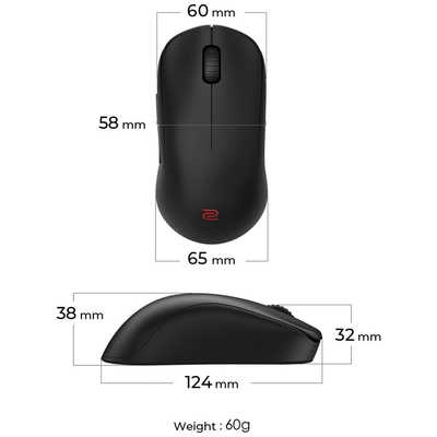 BENQ ZOWIE ワイヤレスゲーミングマウス ［光学式 / 無線(ワイヤレス