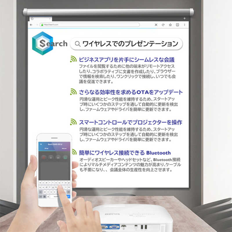 BENQ BENQ DLP AndroidベースOS搭載 SMARTプロジェクター EH600 EH600