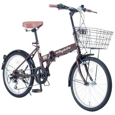 オオトモ 折りたたみ 自転車 Raychell ［外装6段 /20インチ］ ブラウン 