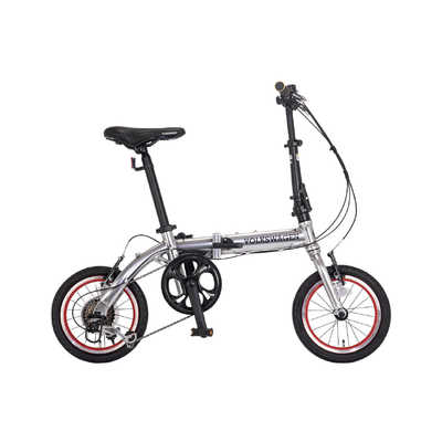 VOLKSWAGEN 折りたたみ自転車 14インチ [外装6段] ガンメタ