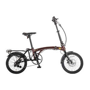 オオトモ 電動アシスト自転車 16インチ 180Degree イートランクル [5段変速] ブラウン 【組立商品につき返品不可】 67532