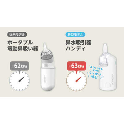【✨極美品】JFL10-22 SMO Zan HM エックテンション付き ケイジェイシー 電動鼻水吸引器 ハンディ アイボリー KJH110410 の通販