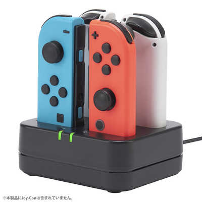 サイバーガジェット SWITCHJoy-Con用コントローラー充電スタンド4個  