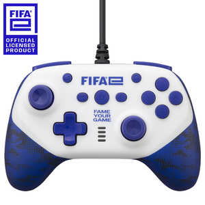 サイバーガジェット (FIFAe公式ライセンス商品)FIFAeワイヤードコントローラー ホワイト FIFAE-NSGYCWC-WH［SWITCH用/PC用］ FIFAE-NSGYCWC-WH