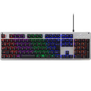 サイバーガジェット PS5/SWITCH用ゲーミングキーボード静音 メカニカルタイプ CY-P5GMKBSR-SL サイバーガジェット PS5/SWITCH用ゲーミングキーボード静音 メカニカルタイプ CY-P5GMKBSR-SL