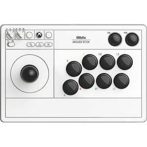 �T�C�o�[�K�W�F�b�g 8BitDo Arcade Stick White (Xbox Series X S/Xbox One/PC) CY-8BDASX-WH