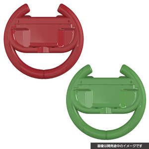 サイバーガジェット Switch2Joy-Con2用ハンドルグリップ2個セット レッド&グリーン CY-S2JHGS-REGR サイバーガジェット Switch2Joy-Con2用ハンドルグリップ2個セット レッド&グリーン CY-S2JHGS-REGR