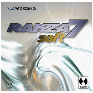 ヤサカ 裏ソフトラバー ラクザ7ソフト RAKZA7 soft 厚 赤 [裏ソフト /スピン] B77