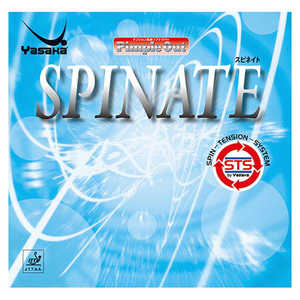 ヤサカ 表ソフトラバー スピネイト SPINATE 厚 黒 [表ソフト /スピン] B42
