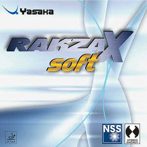 ヤサカ ラクザ (RAKZA) X ソフト 卓球用ラバー 裏ソフト 中厚 赤 B83