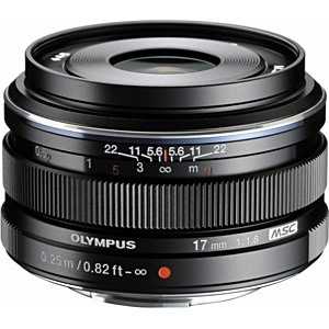オリンパス OLYMPUS カメラレンズ ブラック (マイクロフォーサーズ /単焦点レンズ) ブラック 17MMF1.8BLK