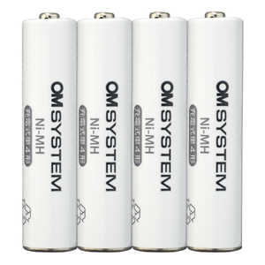 OMSYSTEM ニッケル水素充電池 単4形 [4本] BR404