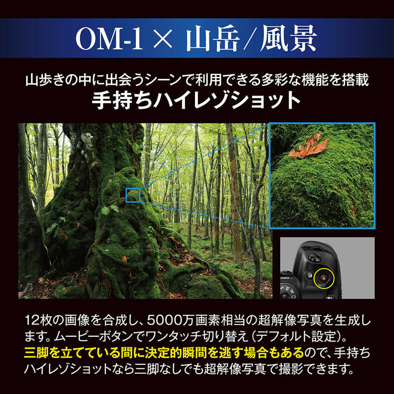 OMSYSTEM OMSYSTEM ミラーレス一眼カメラ(レンズキット)ブラック OM112100MMF4.0PRO OM112100MMF4.0PRO