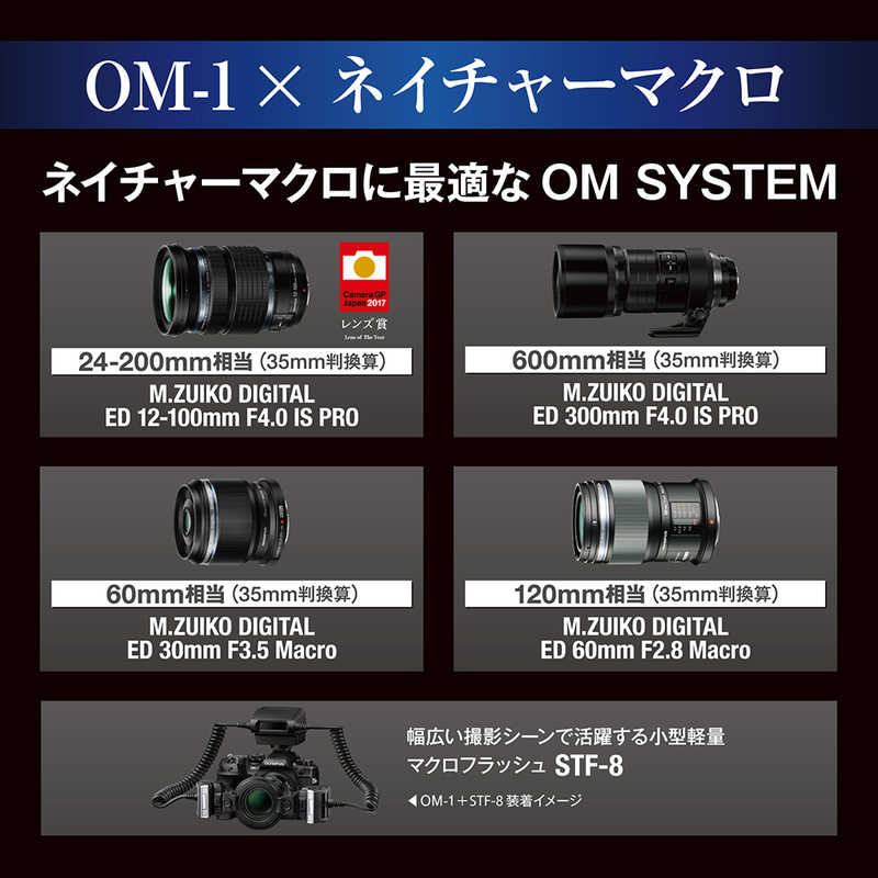 OMSYSTEM OMSYSTEM ミラーレス一眼カメラ レンズキット OM112100MMF4.0PRO OM112100MMF4.0PRO