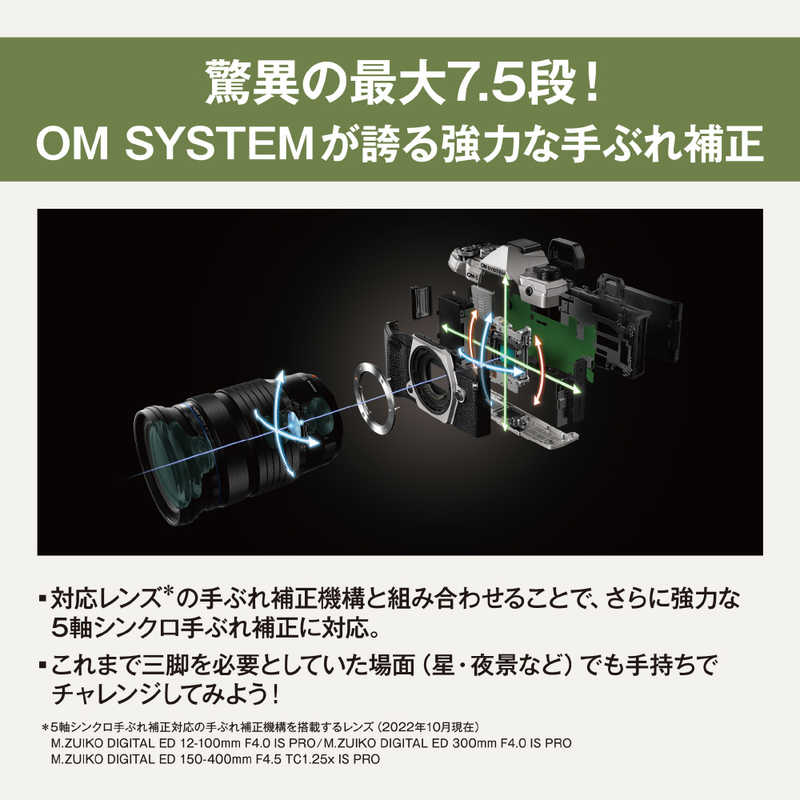OMSYSTEM OMSYSTEM ミラーレス一眼カメラ OM-5 14-150mm II レンズキット シルバー OM-5 14-150mm II レンズキット シルバー