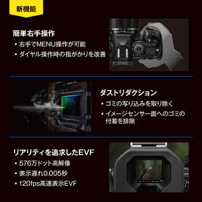 OMSYSTEM ミラーレス一眼カメラ OM-1 Mark II ボディ の通販