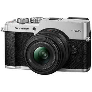 OMSYSTEM PEN 14-42mm F3.5-5.6 III レンズキット ミラーレス一眼カメラ ［ズームレンズ］ シルバー PEN1442mmF3.5-5.6SLV